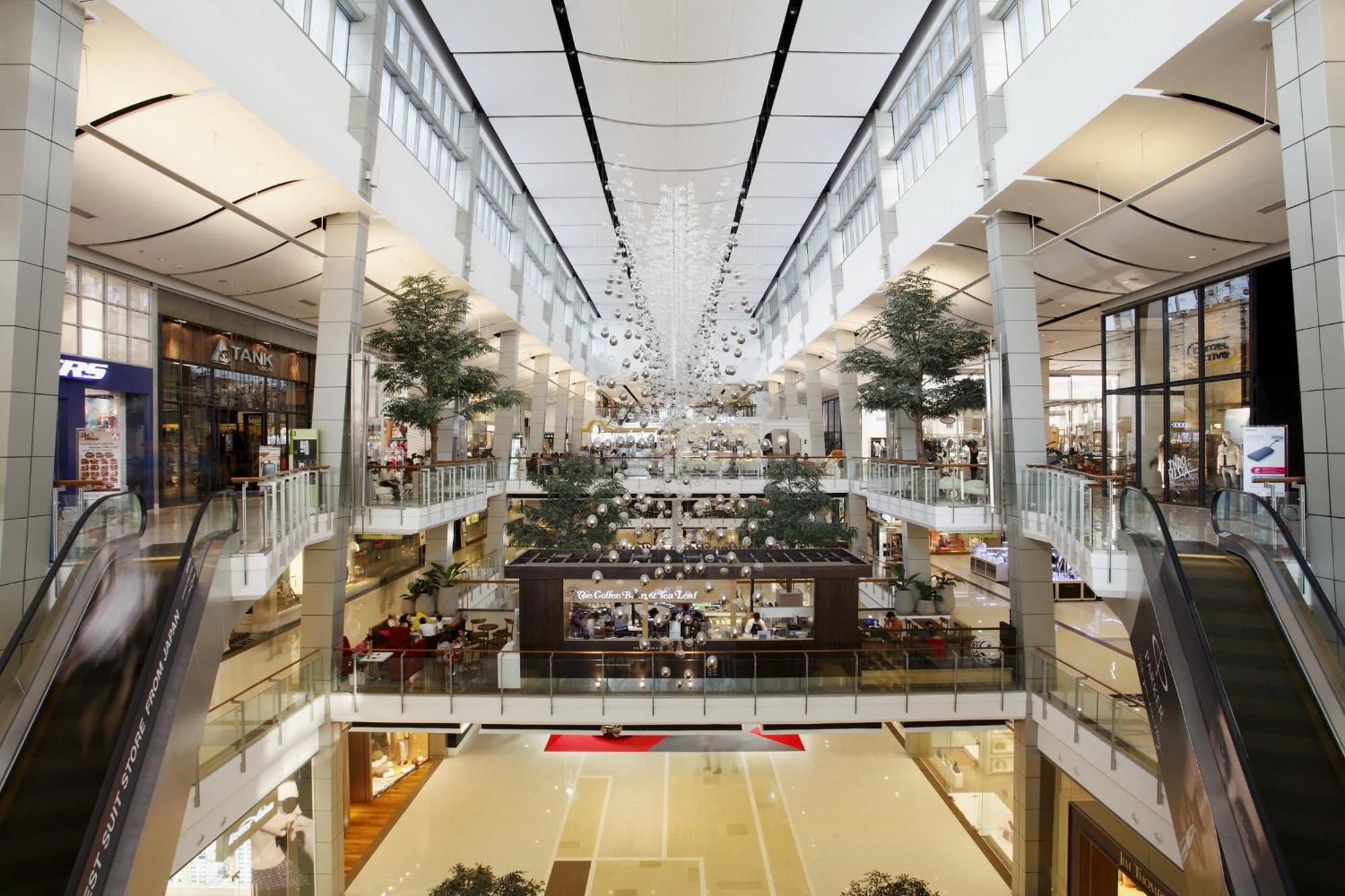 Centara Grand At Centralworld Banguecoque Exterior foto The Atrium
